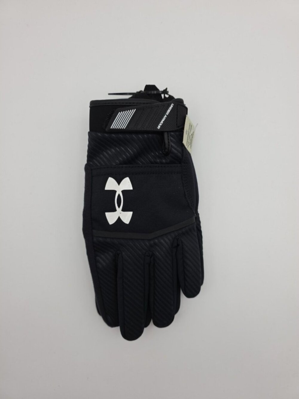 Under Armour UA Men's Size Small Team Sideline Black Football Gloves 1382000-001